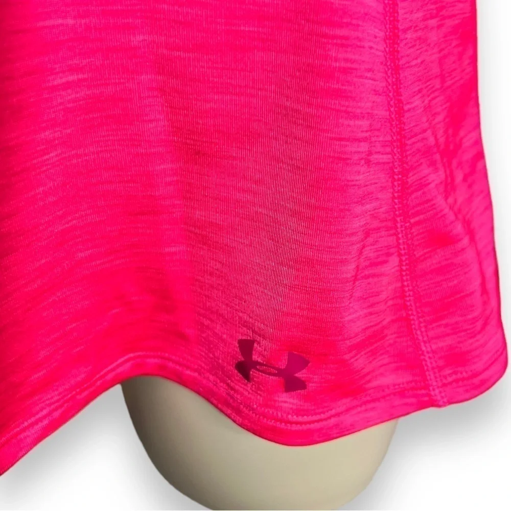 UNDER Armour Women’s UA Train Cold Weather 1/2 Zip Pink Size Small - Picture 2 of 6